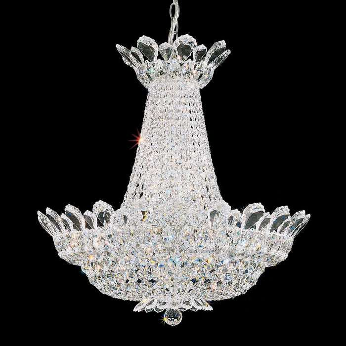 Schonbek Trilliane 24 Light 110v Chandelier In Silver Model: 5871A