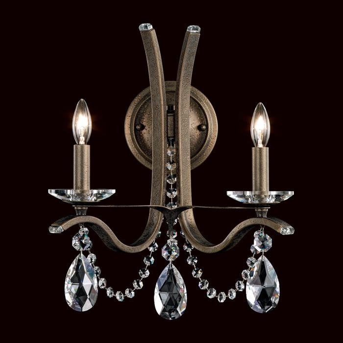 Schonbek Vesca 2 Light Crystal Wall Sconce