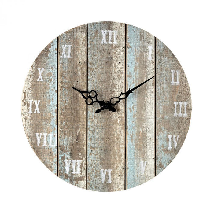 Sterling 128-1009 Wooden Roman Numeral Outdoor Wall Clock