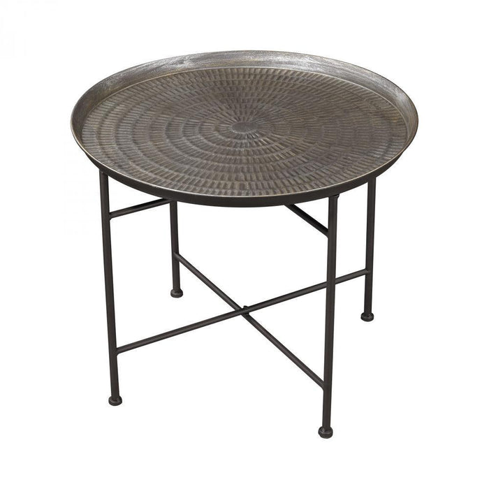 Sterling 3200-009 Ignition Embossed Pewter Accent Table