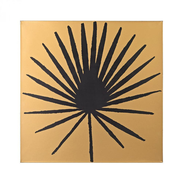 Sterling 351-10169 Palm Frond On Metallic Gold Wood