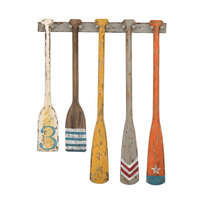 Sterling 351-10194 Hand Painted Oars Wall Display