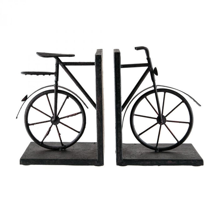 Sterling 51-3857 Bicycles Bicycle Bookends In Rusty Brown - Pair