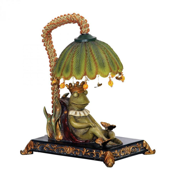 Sterling 91-740 Sleeping King Frog 1 Light Mini Table Lamp In Greenwich