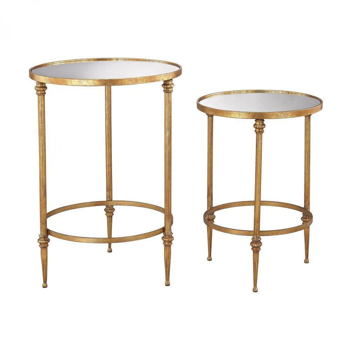 Sterling Alcazar Accent Tables In Antique Gold And Model: 351-10236/S2