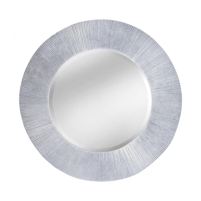 Sterling MW0137-0091 Attra Sculpted Groove Frame Mirror In Bright Silver