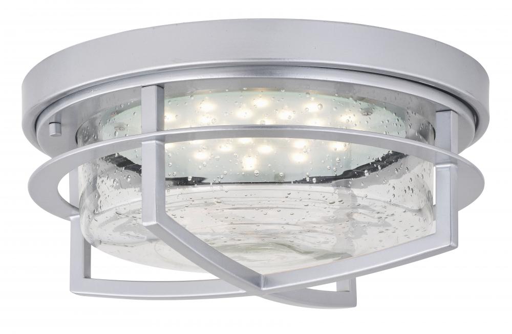 Vaxcel Logan 13 In Outdoor LED Flush Mount Ceiling Model: T0421