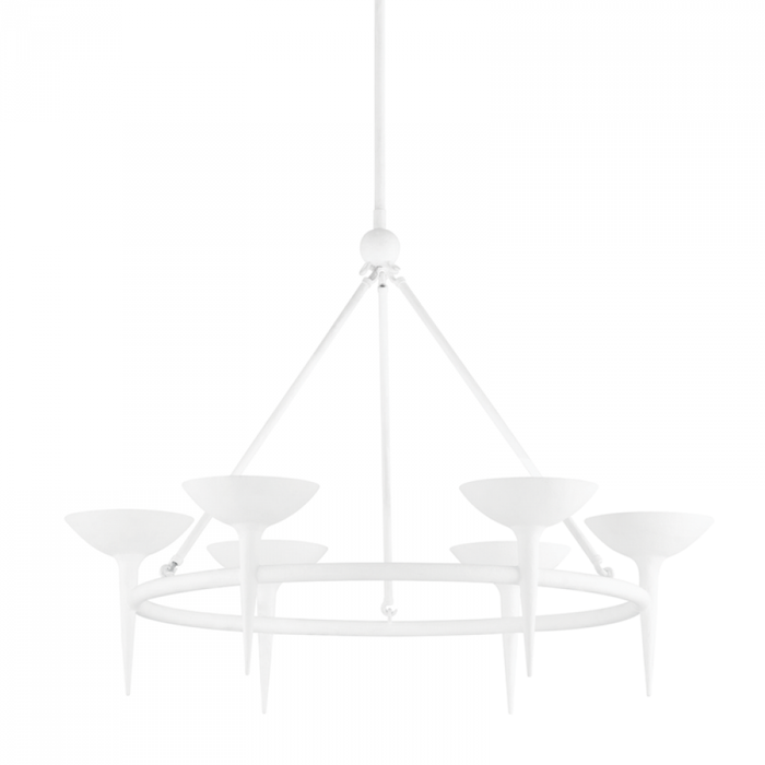 Troy 6 Light Chandelier Model: F2606-GSW