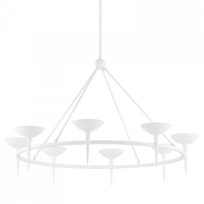 Troy 8 Light Chandelier Model: F2608-GSW