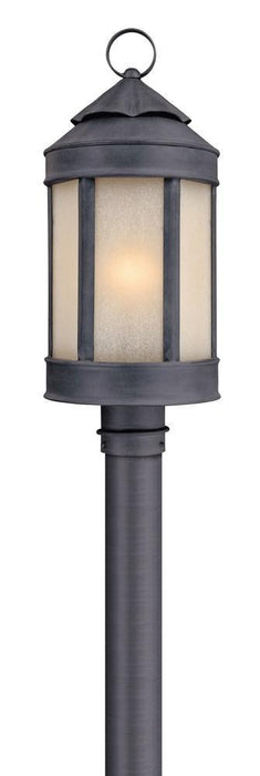 Troy Andersons Forge 1 Light Post Lantern Large Model: P1465AI