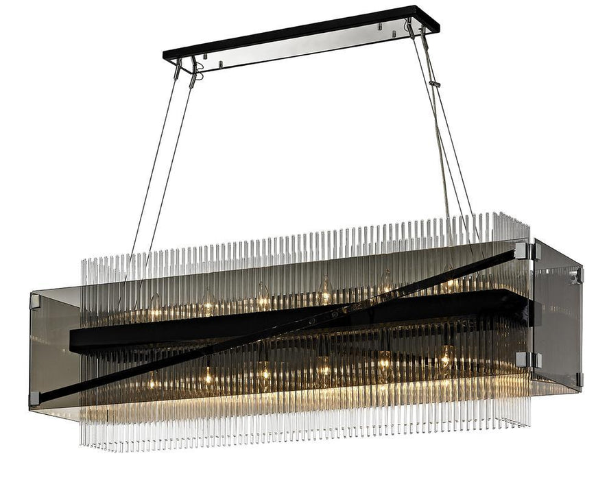 Troy Apollo 12 Light Chandelier Island Model: F5908