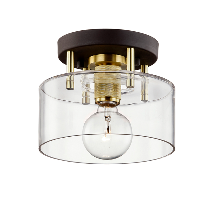 Troy Bergamot Station 1 Light Semi Flush Model: C7540