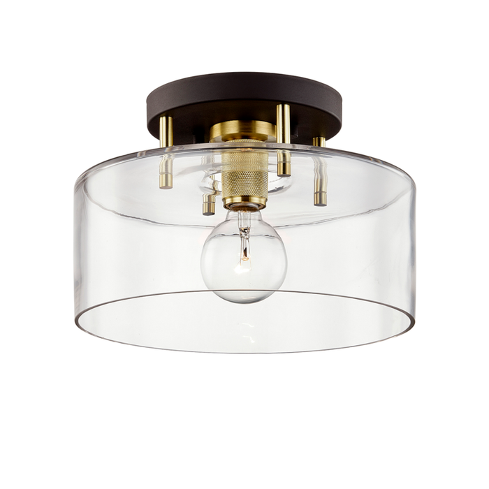 Troy Bergamot Station 1 Light Semi Flush Model: C7541