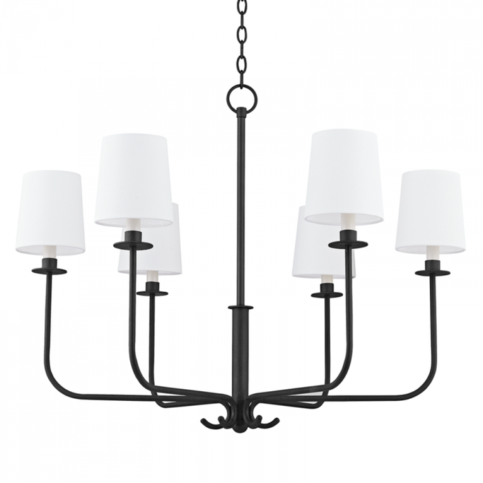 Troy Bodhi 6 Light Chandelier Model: F7736-FOR