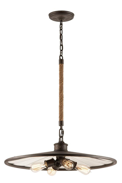 Troy Brooklyn 4 Light Pendant Medium Model: F3146