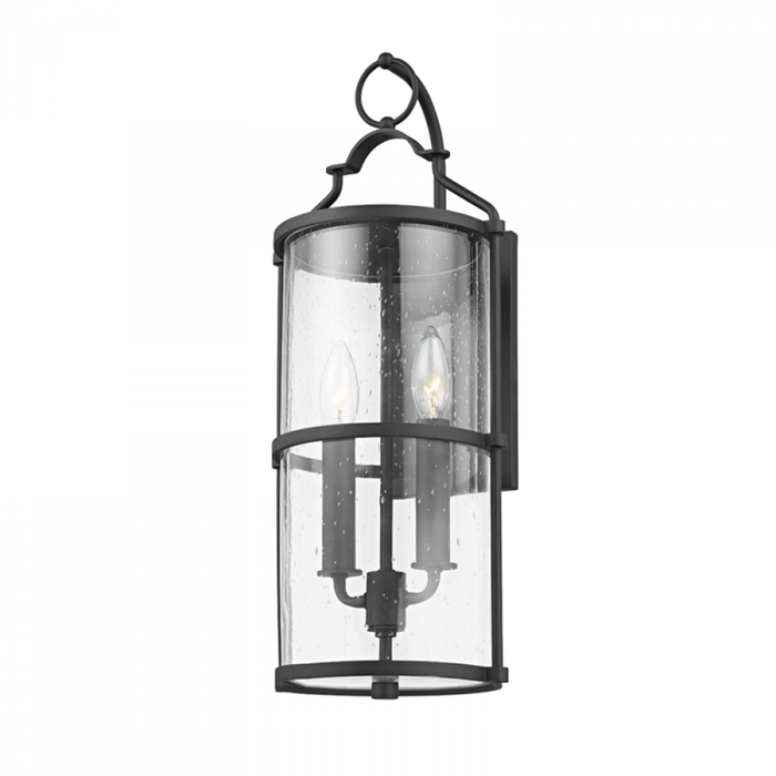 Troy Burbank 2 Light Medium Exterior Wall Sconce Model: B1312-TBK