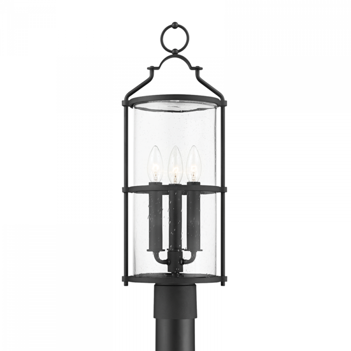 Troy Burbank 3 Light Exterior Post Model: P1321-TBK