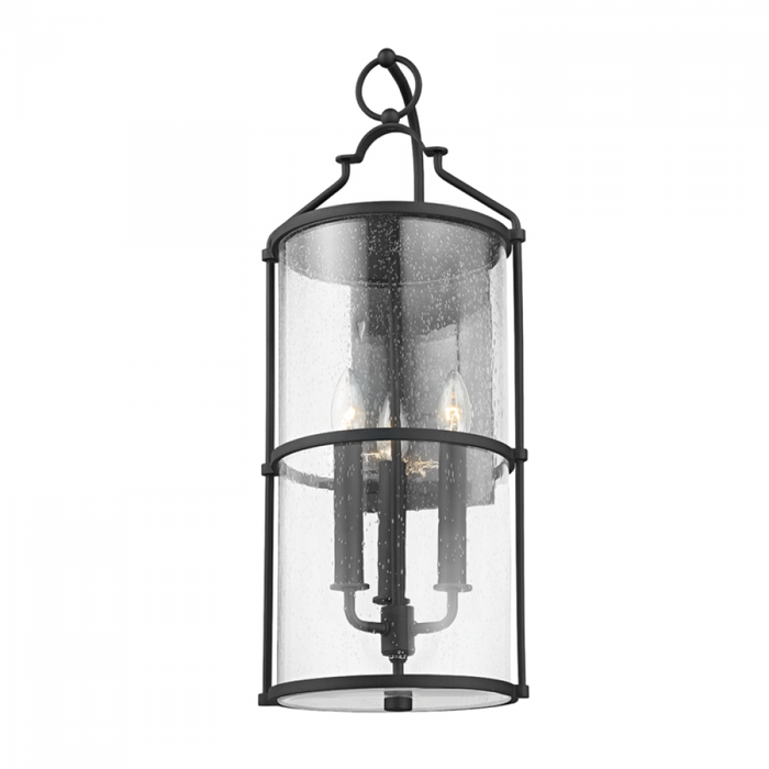 Troy Burbank 3 Light Large Exterior Wall Sconce Model: B1313-TBK