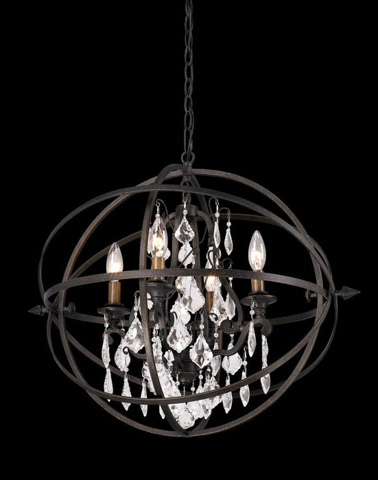 Troy Byron 4 Light Chandelier Medium Model: F2995