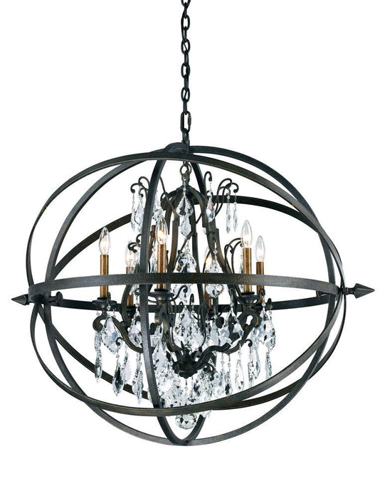 Troy Byron 6 Light Chandelier Extra Large Model: F2997