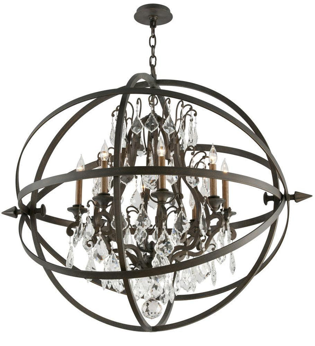 Troy Byron 8 Light Chandelier Extra Large Model: F2998