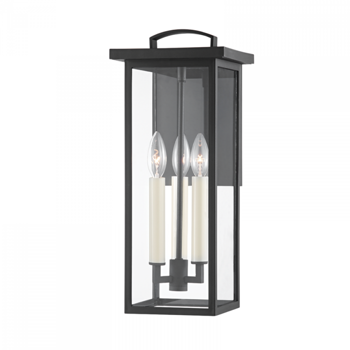 Troy Eden 3 Light Medium Exterior Wall Sconce Model: B7522-TBK