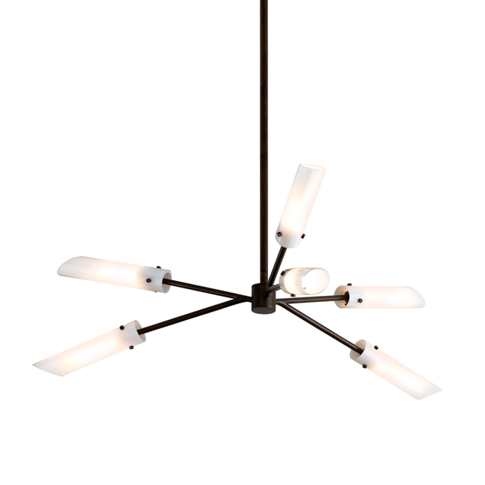 Troy High Line 6 Light Chandelier Model: F7226