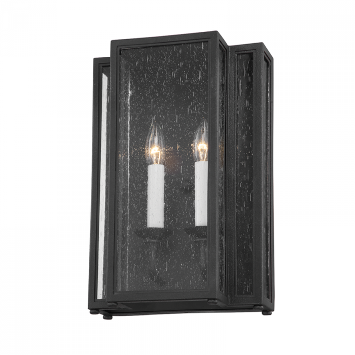 Troy Leor 2 Light Medium Exterior Wall Sconce Model: B3602-TBK