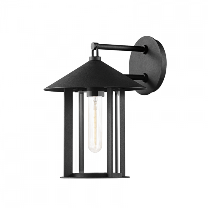 Troy Long Beach 1 Light Exterior Wall Sconce Model: B1951-TBK