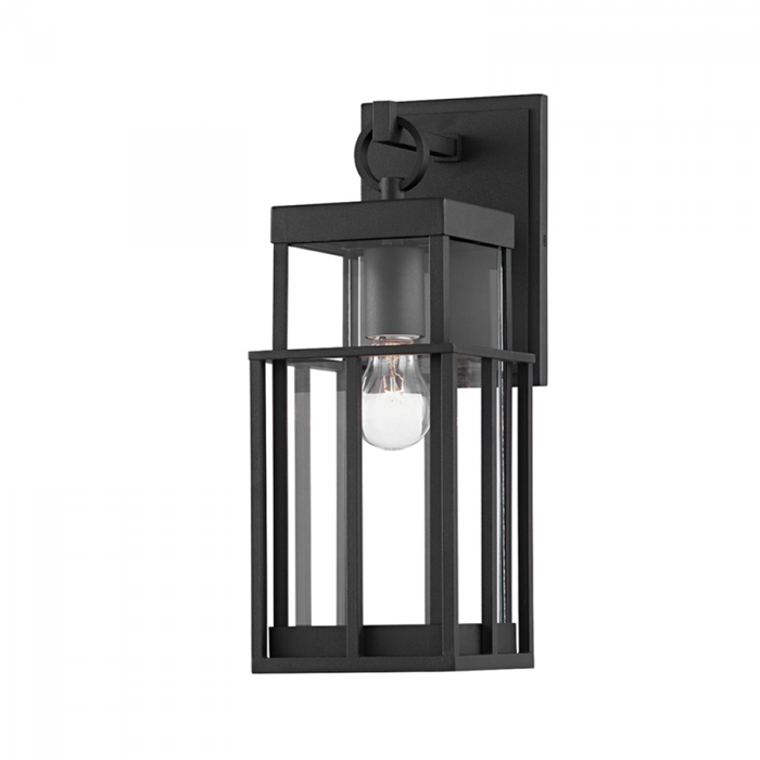 Troy Longport 1 Light Small Exterior Wall Sconce Model: B6481-TBK