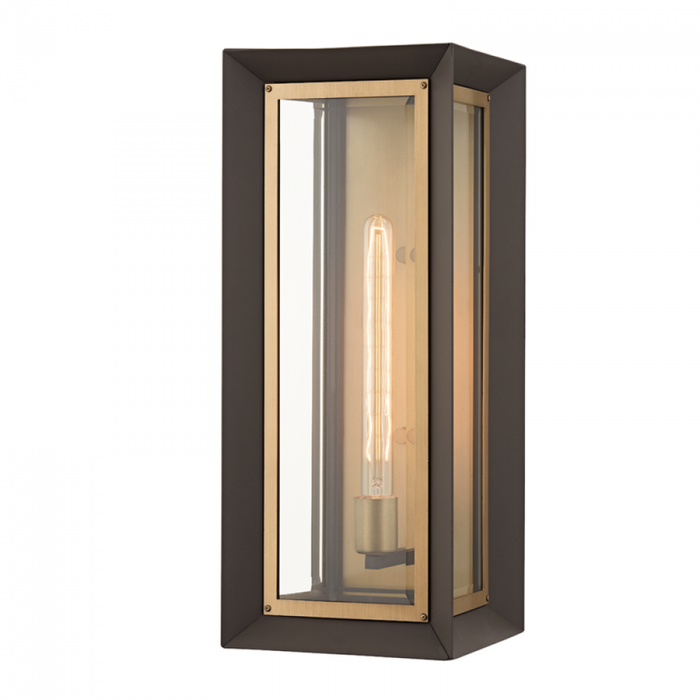 Troy Lowry 1 Light Large Exterior Wall Sconce Model: B4053-TBZ/PBR