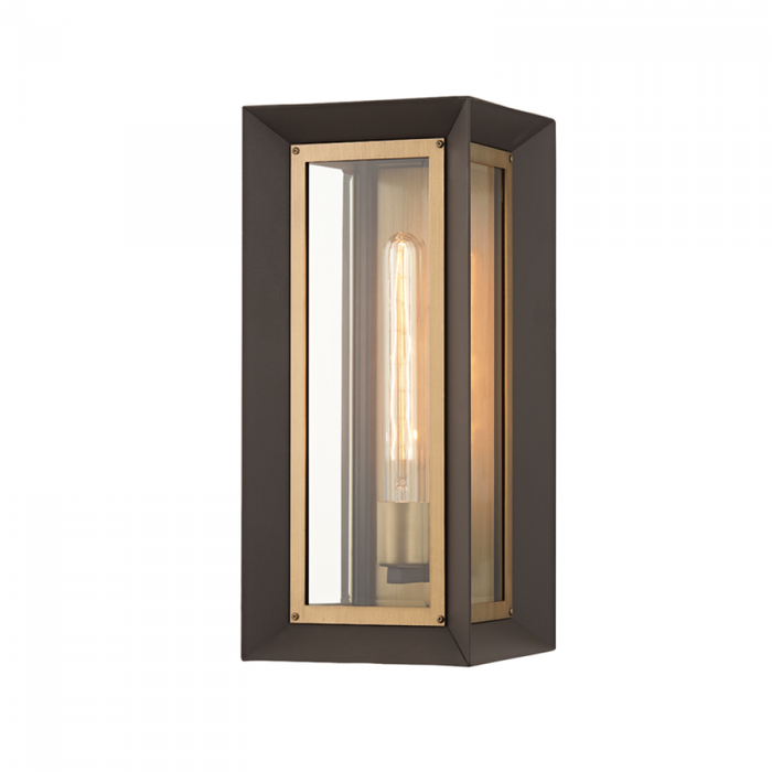 Troy Lowry 1 Light Medium Exterior Wall Sconce Model: B4052-TBZ/PBR