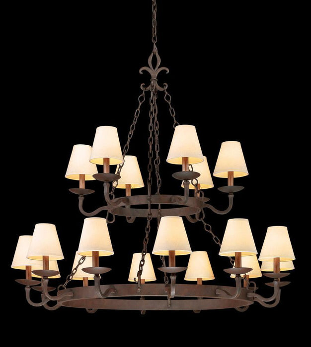 Troy Lyon 18 Light Chandelier 2 Tier Model: F2717