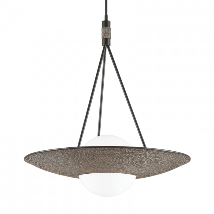 Troy Marius 1 Light Small Pendant Model: F7821-S-TBK