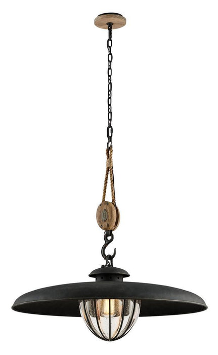 Troy Murphy 1 Light Pendant With Shade Large Model: F4907