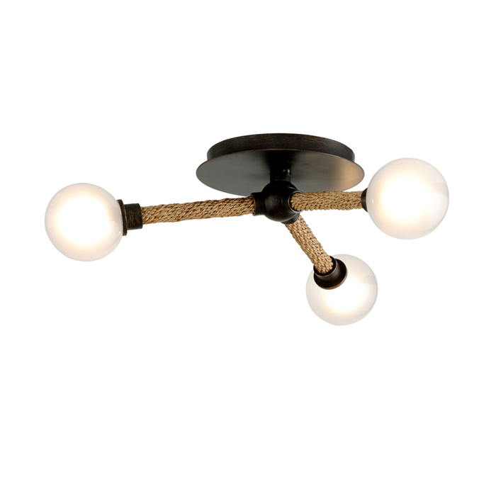 Troy Nomad 3 Light Semi Flush Model: C7250