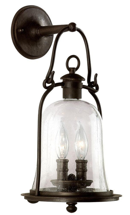 Troy Owings Mill 2 Light Wall Lantern Medium Model: B9462NB