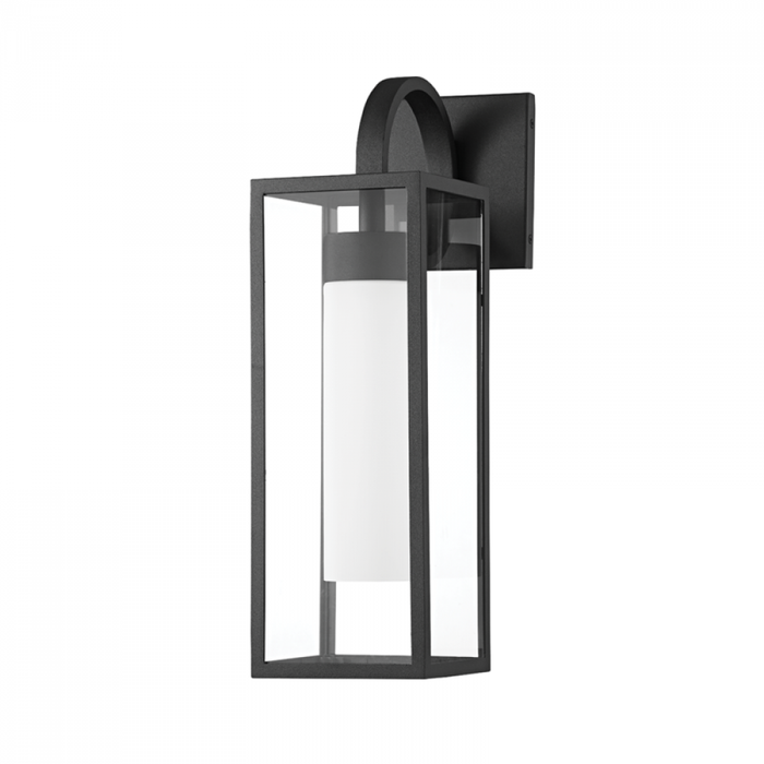 Troy Pax 1 Light Medium Exterior Wall Sconce Model: B6912-TBK