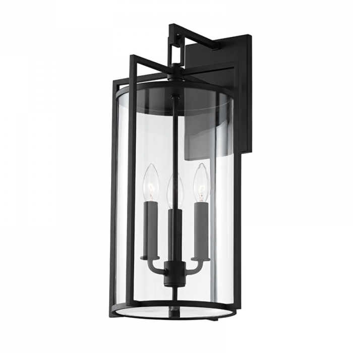 Troy Percy 3 Light Large Exterior Wall Sconce Model: B1143-TBK