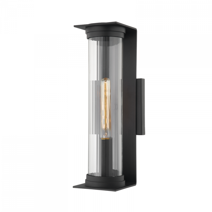 Troy Presley 1 Light Exterior Medium Wall Sconce Model: B1322-TBK