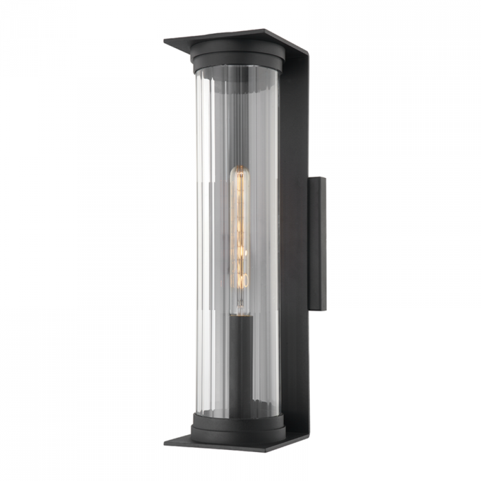 Troy Presley 1 Light Large Exterior Wall Sconce Model: B1323-TBK