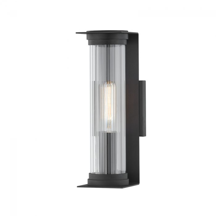 Troy Presley 1 Light Small Exterior Wall Sconce Model: B1321-TBK