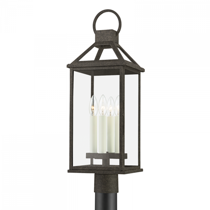 Troy Sanders 4 Light Large Exterior Post Model: P2745-FRN