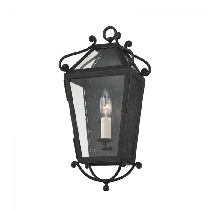 Troy Santa Barbara County 1 Light Small Exterior Wall Sconce Model: B4121-FRN