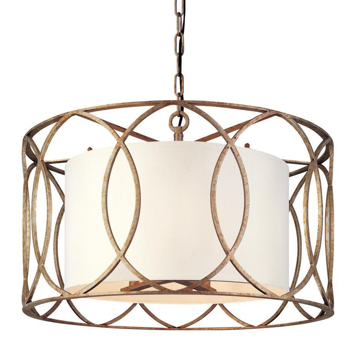 Troy Sausalito 5 Light Pendant Dining Model: F1285SG