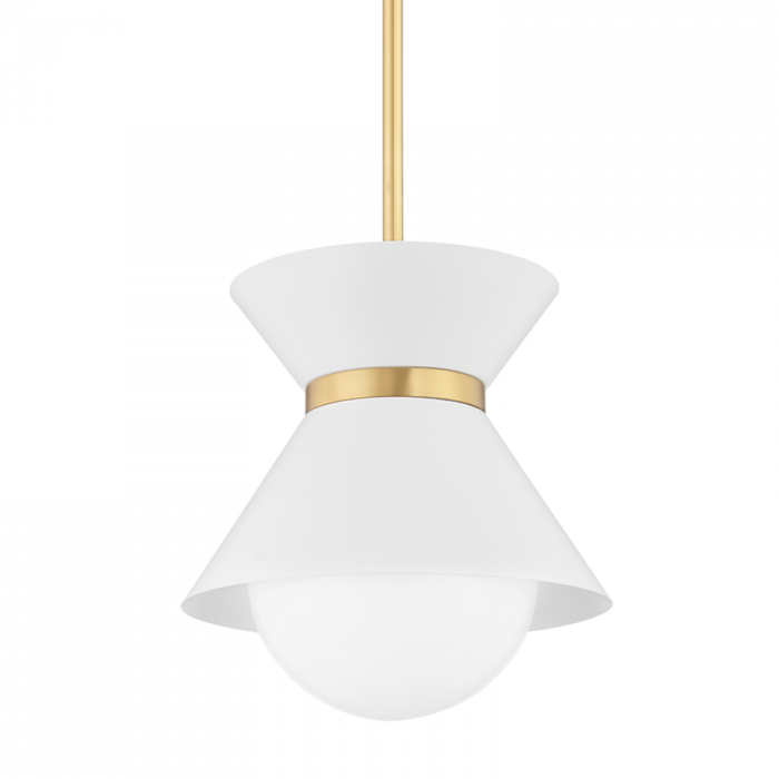 Troy Scout 1 Light Large Pendant Model: F8620-SBK/PN