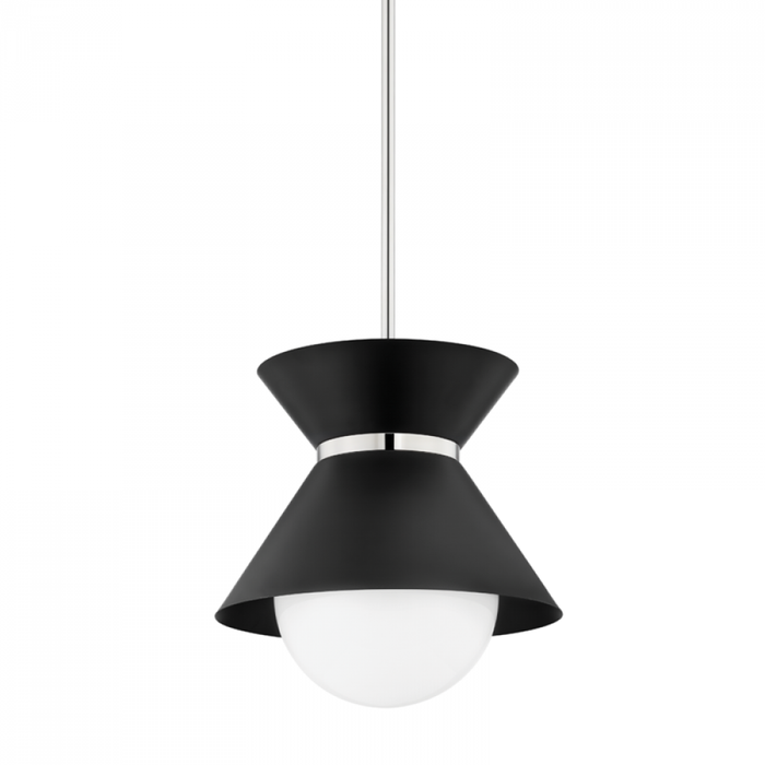 Troy Scout 1 Light Small Pendant Model: F8615-SWH/PBR