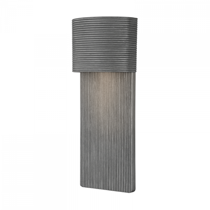 Troy Tempe 1 Light Large Exterior Wall Sconce Model: B1217-SBK