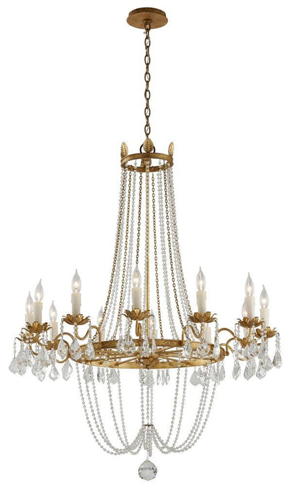 Troy Viola 12 Light Chandelier Large Model: F5367