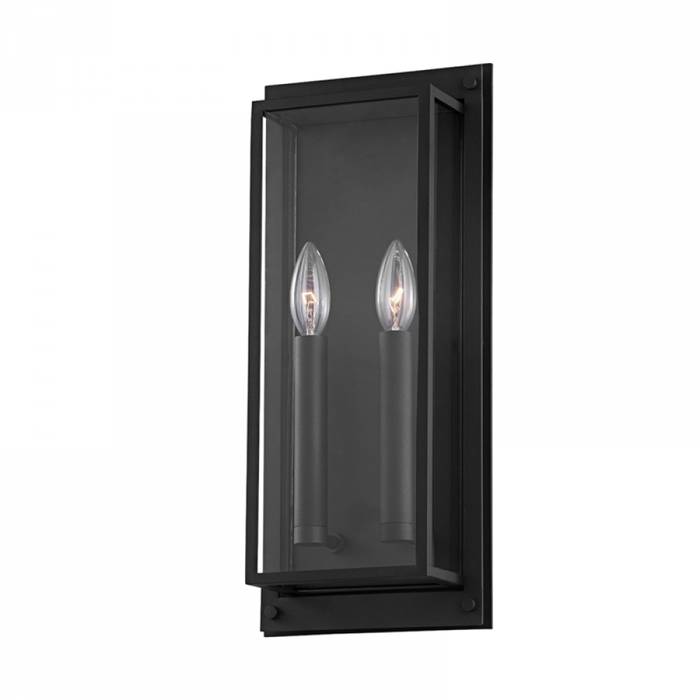 Troy Winslow 1 Light Medium Exterior Wall Sconce Model: B9102-TBK